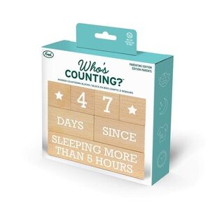 Genuine Fred Who’s Counting? - Parenting Countdown‎ Blocks - NWT